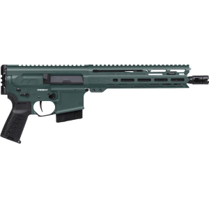 CMMG DISSENT Mk4 338 Advanced Rifle Cartridge (338 ARC) Pistol 10.5" Black Threaded Barrel 10+1 Round Charcoal Green Frame Black Pistol Grip - Cmmg