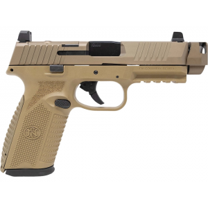 FN 510 Mrd Comp 10mm Auto Pistol 4.1" Barrel 15+1 Round Flat Dark Earth