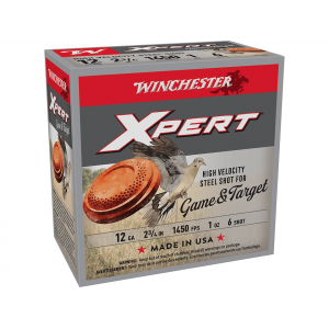 chester Xpert Upland Game And Target 12 Gauge 2-3/4 #6 Steel Shot 1 Oz Case Of 250 (10 Boxes Of 25) Ammo