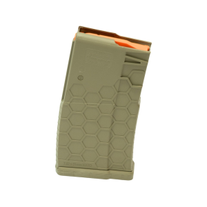 Hexmag POLYHEX2 Magazine LR-308, SR-25, AR-10 Restricted 10-Round Flat Dark Earth - Hexmag