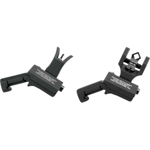 Troy Industries Offset Tritium Sight Set AR-15 Black - Troy