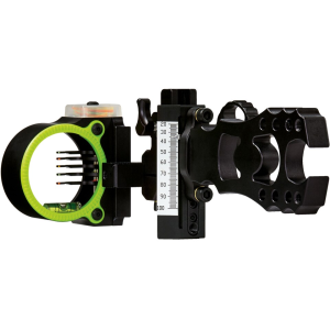 Black Gold Ascent Verdict 5 Pin Bow Sight HD Head .019" Pin Bow Sight Diameter Left Hand Aluminum Black - Black Gold
