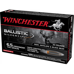chester Ballistic Silvertip 6.5 Creedmoor 140 Grain Polymer Tip Box Of 20 Ammo