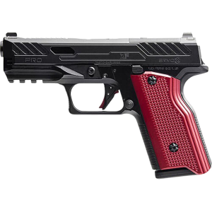 Fusion Firearms XF Pro 9mm Luger Pistol 4" Barrel 15+1 Round Black Slide Red Grip Black Frame