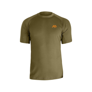 FIRST LITE Men's Wick Short Sleeve Base Layer Shirt Conifer Medium