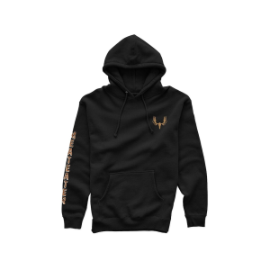 MEATEATER Men's Wooden Box Logo Hoodie Black Medium