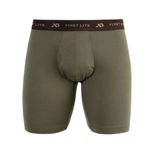 FIRST LITE Men's Wick Game Boxer Briefs Conifer 2XL