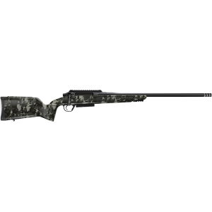 Christensen Arms Evoke Hunter Bolt Action Rifle 308 Winchester 20" Black Cerakote Threaded Barrel Black Cerakote Frame Black Camo Adjustable Comb Stock - Christensen Arms