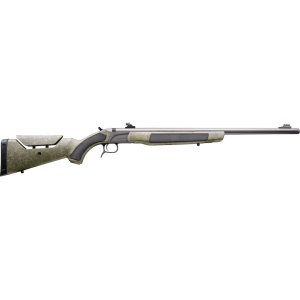 CVA Accura MR-X Northwest 50 Caliber Muzzleloading Rifle 26" Threaded Tungsten Barrel OD Green with Black and Gray Webbing Stock with Williams Peep Sight - Cva