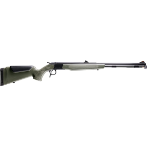 CVA Optima 50 Caliber Muzzleloading Rifle 26" Nitride Barrel OD Green Stock with Williams Fiber Optic Sights - Cva
