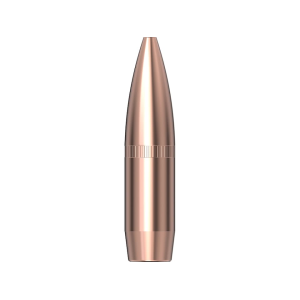 Hornady AeroMatch 22 Caliber (224 Diameter) Bullets 77 Grain Jacketed Hollow Point with Cannelure Box of 100 - Hornady