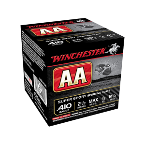 WINCHESTER Aa Super Sport Sporting Clays 410 Ammo 2-1/2" #8-1/2 Lead Shot 1/2 Oz Box Of 25