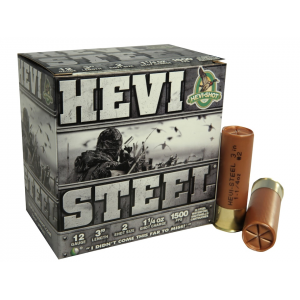 HEVI-SHOT Hevi-steel Waterfowl 12 Gauge Ammo 3" #2 Steel Shot 1-1/4 Oz Box Of 25