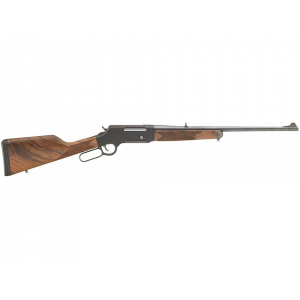 HENRY Long Ranger Lever Action Rifle 243 Winchester 20" Blued Barrel Anodized Black Frame Walnut Straight Grip Stock Iron Sights