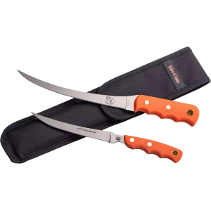 Knives of Alaska Fisherman's Combo Fillet Knife Set Orange - Knives Of Alaska