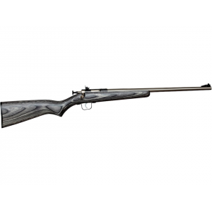 Crickett G2 Single Shot Youth Rifle 22 Long Rifle 16.125" Stainless Barrel Black Frame Gray Laminate Monte Carlo Stock - Crickett