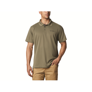Columbia Men's Utilizer Short Sleeve Polo Shirt Stone Green 2XL - Columbia