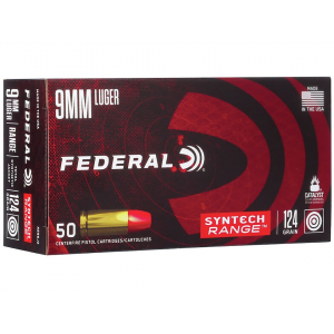 eral Syntech Range 9mm Luger 124 Grain Federal TSJ Total Synthetic Jacket (TSJ) Case Of 500 (10 Boxes Of 50) Ammo