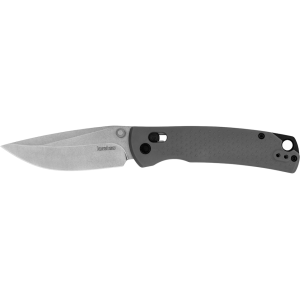 Kershaw Sequence Pocket Knife 3.32" Drop Point 8Cr13MoV Stonewashed Blade Glass Filled Nylon Handle Gray - Kershaw