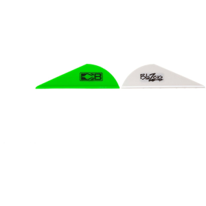 Bohning Blazer Vane Arrow Fletching Combo White/Neon Green 36PK - Bohning