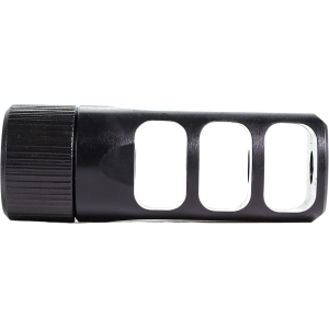 Faxon Gunner MuzzLok 3-Port Muzzle Brake 5.56mm 1/2"-28 Thread Steel Nitride - Faxon