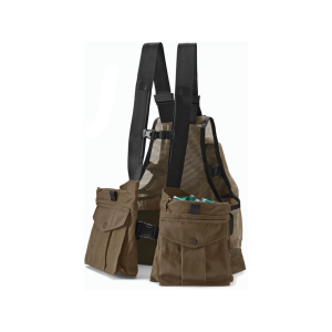 Orvis Waxed Cotton Upland Strap Hunting Vest Dark Khaki Medium/Large - Orvis