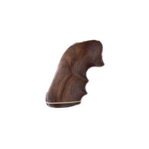 Hogue Fancy Hardwood Grips with Accent Stripe, Finger Grooves and Contrasting Butt Cap for Ruger Blackhawk, Single Six, Vaquero Pau Ferro - Hogue