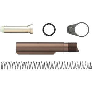 Aero Precision Enhanced Mil-Spec AR-15 Carbine Buffer Tube Kit Aluminum Anodized Kodiak Brown