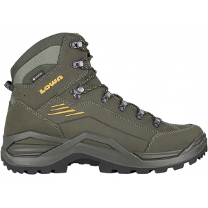 LOWA Renegade Evo GTX Mid Hiking Boots Leather Olive/Mustard Men's 10.5 D