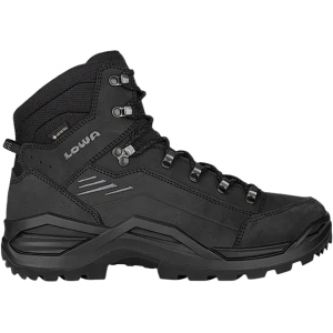 LOWA Renegade Evo GTX Mid Hiking Boots Leather Deep Black Men's 10.5 D