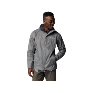 Columbia Men's Watertight II Rain Jacket City Gray Large - Columbia