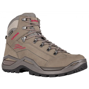 LOWA Renegade Evo GTX Mid Hiking Boots Leather Stone/Redwood Men's 11 D