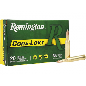 ington Core-Lokt 6mm Remington 100 Grain Jacketed Soft Point Box Of 20 Ammo