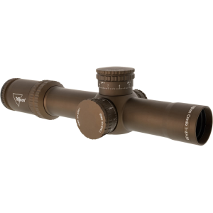 Trijicon Credo Rifle Scope 1-8x 28mm Illuminated MOA Segmented Circle Reticle Coyote Brown - Trijicon