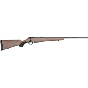Tikka T3x Roughtech Bolt Action Rifle 7mm PRC Left Hand 24" Fluted Blued Threaded Barrel Blued Frame Tan Field Stock - Tikka