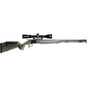CVA Optima 50 Caliber Muzzleloading Rifle 26" Nitride Barrel OD Green Stock with KonusPro 3-9X 40mm Scope - Cva