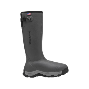 LaCrosse Alpha Evolution 17" 1600 Gram Insulated Rubber Boots Gray Sky Men's 14 D - Lacrosse