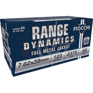 cchi Range Dynamics 7.62x39mm 123 Grain Full Metal Jacket Case Of 500 Ammo