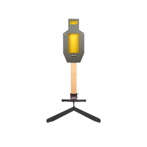 Challenge Targets Handgun IPSC A Zone Harmonic Target Steel with Static Stand - Challenge Targets