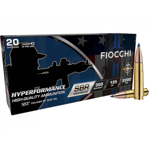 cchi Hyperformance SBR Enhanced 300 AAC Blackout (7.62x35mm) 125 Grain Polymer Tip Case Of 200 Ammo