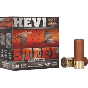 i-Shot Hevi-Steel Upland 12 Gauge 2-3/4 #6 Steel Shot 1 Oz Case Of 250 (10 Boxes Of 25) Ammo