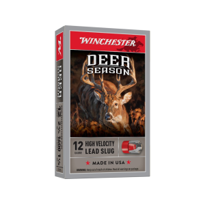Winchester Deer Season Extreme Slug 12 Gauge Rifled Slug 2-3/4" 1-1/8oz Case of 100 (20 Boxes of 5)