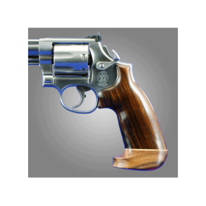 Hogue Fancy Hardwood Grips with Accent Stripe for S&W N-Frame Square Butt Oversize Cocobolo - Hogue