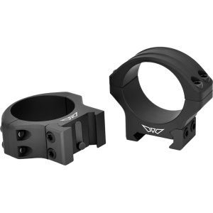 Warne HyperLite Tikka 1" Medium Rings Matte Black - Warne