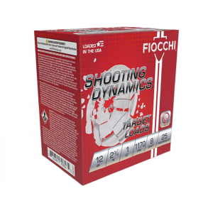 cchi Shooting Dynamics 12 Gauge 2 3/4 #8 Lead Shot 1 Oz Case Of 250 Ammo