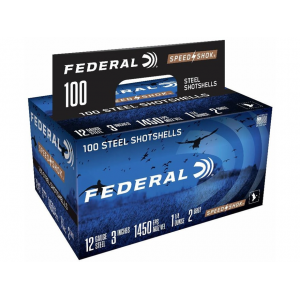eral Speed-Shok Waterfowl 12 Gauge 3 #2 Steel Shot 1-1/4 Oz Box Of 100 Ammo