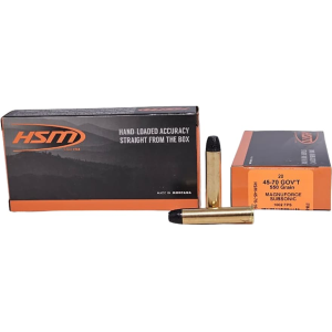  Magnuforce Subsonic 45-70 Government 550 Grain Flat Nose Box Of 20 Ammo