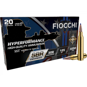 cchi Hyperformance SBR Enhanced 308 Winchester 125 Grain Polymer Tip Box Of 20 Ammo