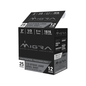 ra Steel Waterfowl 12 Gauge 3 #1 And #3 Steel Shot 1-1/4 Oz Box Of 25 Ammo