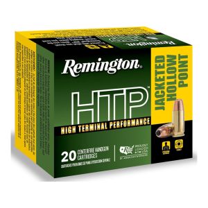 REMINGTON High Terminal Performance (htp) 9mm Luger Ammo 147 Grain Jacketed Hollow Point Box Of 20
